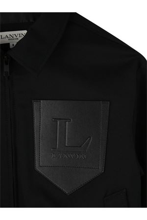 giacca in poliestere nero LANVIN KIDS | N3030509B